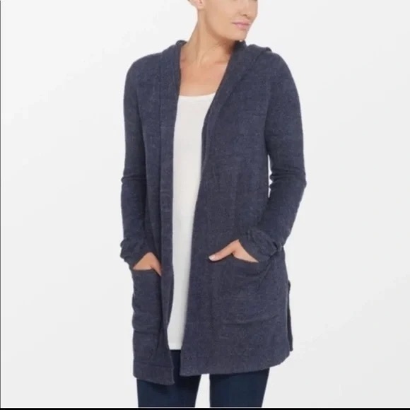 Cardigan Aperto Barefoot Dreams CozyChic Lite Nero – Taglia L/XL A669829